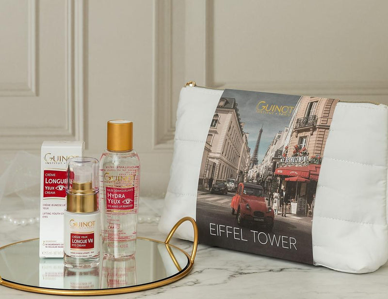 Guinot Eiffel Tower Beauty Gift Set - Includes 2 Products And Free Gift Bag Worth £83