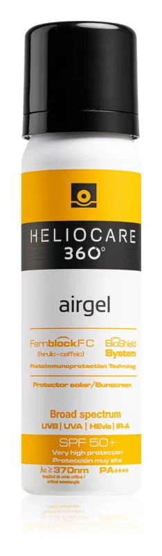 Heliocare 360° Airgel Protective Solar Body 60ml SPF 50+ Daily Sun Protection